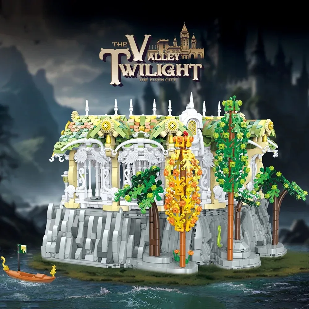 Anneaux de seigneur du film MOC, blocs de construction, galerie de vue, modèle modulaire, briques, jouets d'assemblage pour adultes, cadeau de noël, 3950 pièces