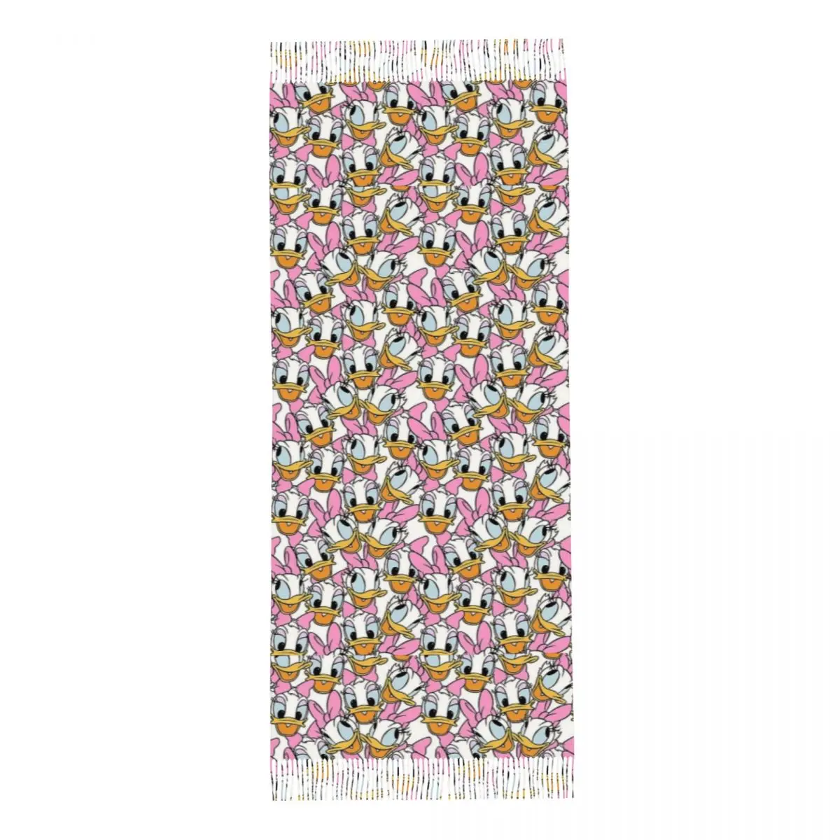 Viele Gesichter der Mädchen-Enten-Schal für Damen, warm, großer langer Schal, Donald Duck Pashmina-Schal, Schals