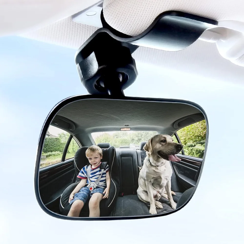 

General Motors interior baby rearview mirror, wide-angle convex mirror, clip on rearview mirror, observing rear passengers
