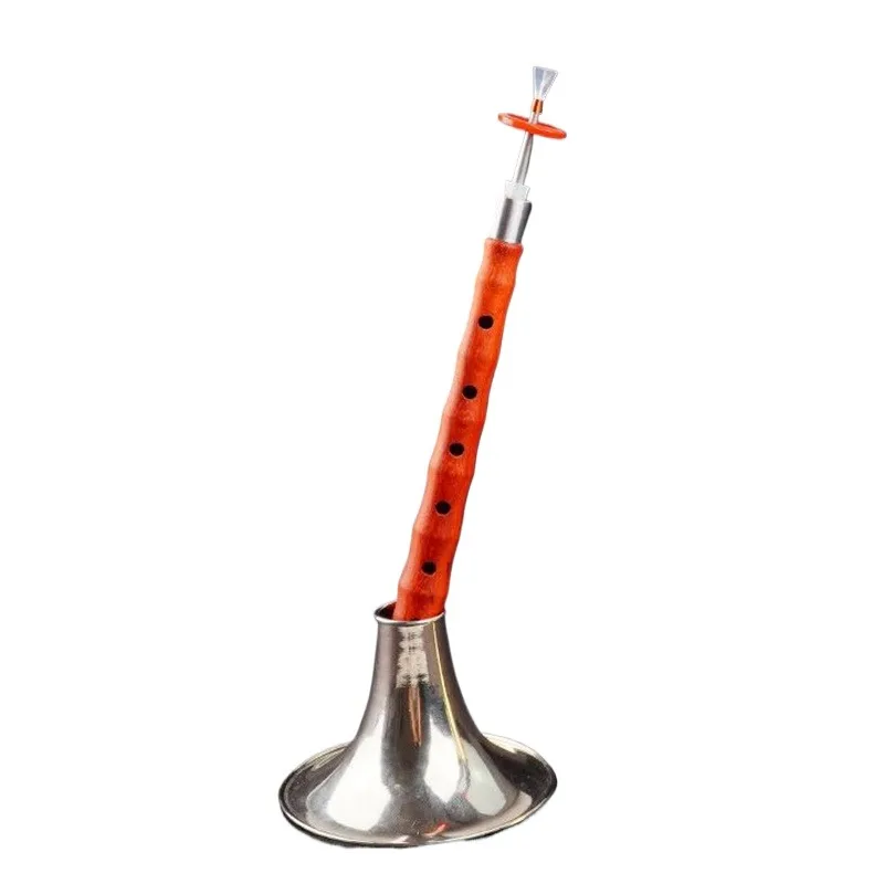 Beginner Suona D Tone Professional Suona Mahogany Adults Practice Chinese Traditional Folk Horn Portable Wind Instrument Set