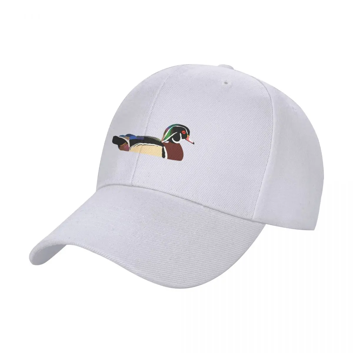 Swimming Wood Duck Baseball Cap Hood Trucker Hat Wild Ball Hat Streetwear Baseball Men Women's