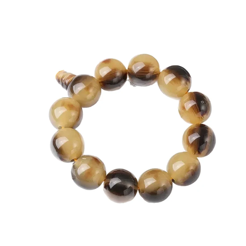 Natural Yak Horn Buddha Bead Bracelet - Best Selling for Men and Women