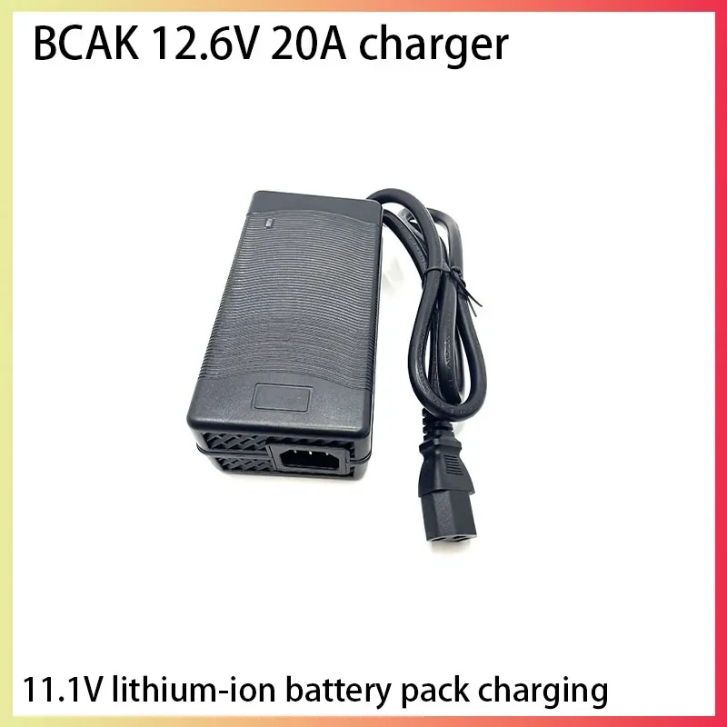 

12.6V 20A 18650 Battery Pack Charger 11.1V Polymer Charger Suitable for Aircraft Model Car Model Camera Backup Battery Charging