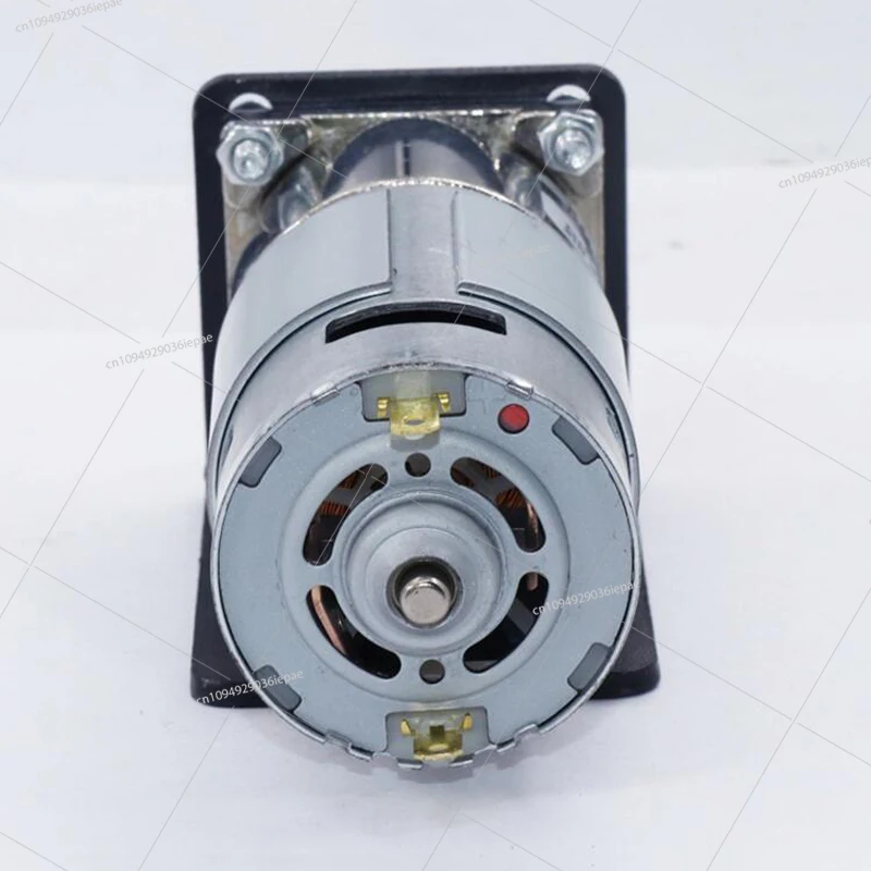 DC 12V/24V 775 geared motor 25W high power and high torque motor slow speed CW/CCW 10-600RPM adjustable with bracket XD-42GA775