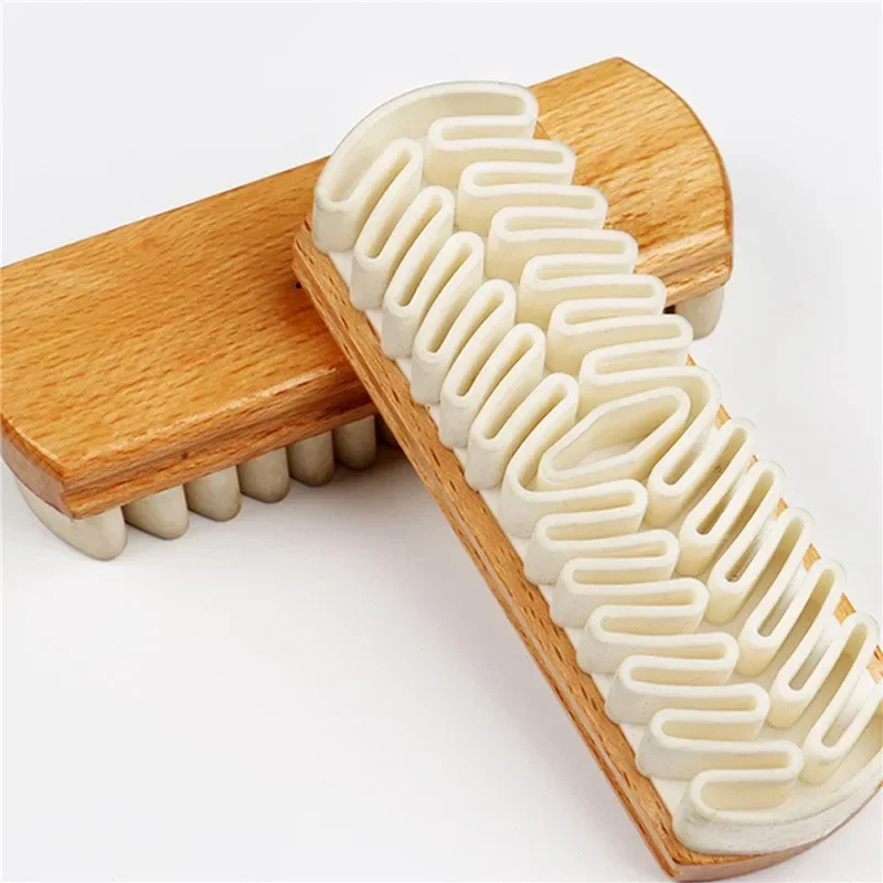 1PC Suede Shoe Brush Wood White Rubber Cleaning Scrubber Stain Eraser for Suede Nubuck Material Boots Bags Cleaner Tool