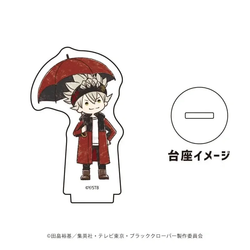 Black Clover Plate Desk Decor Asta Standing Yuno Action Toy Figures Collection Ornament Accesorios Noell Acrylic Doll Mimosa