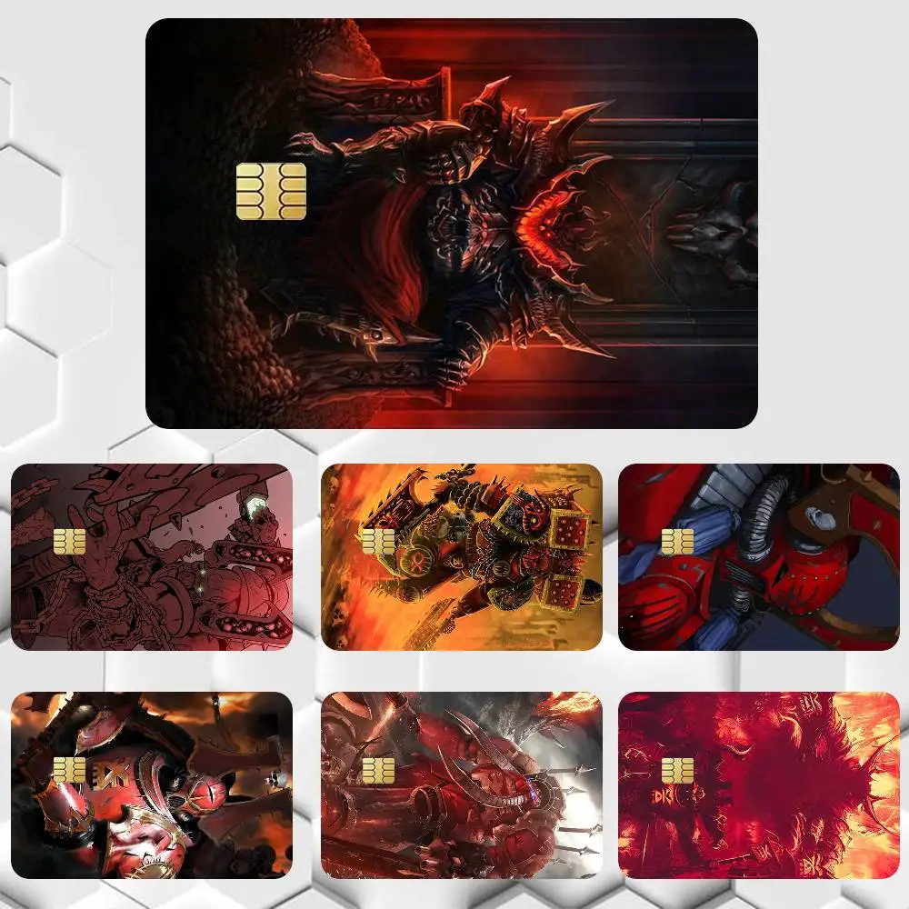 Khorne    Sticker Film Tape Skin for Credit Card Debit Card Waterproof Stickers