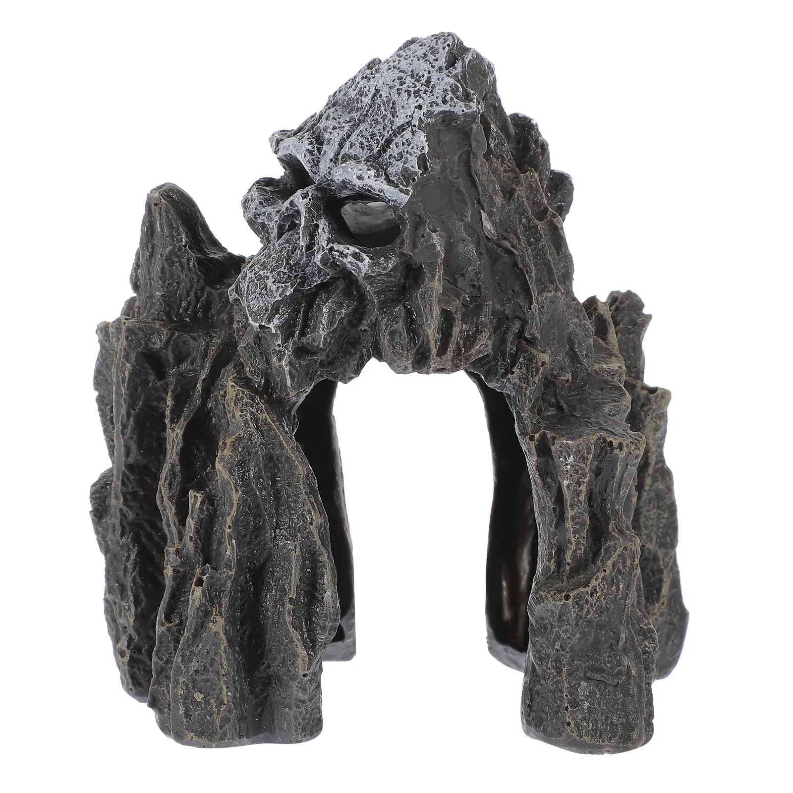 

Aquarium Cave Ornament Skull Mountain Resin Artificial Cave Hideout Fish Tank Landscaping Decoration Aquarium Shelter