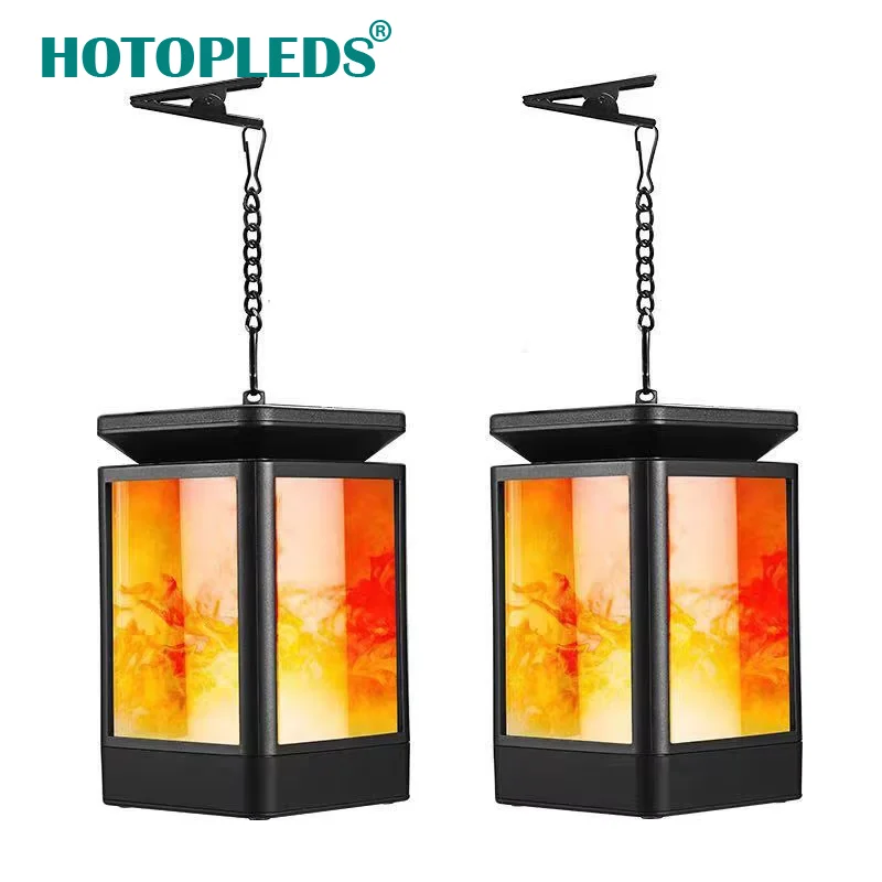 

New Design Led Flame Solar Garden Lights Outdoor Waterproof Led Decor Solar Led Lawn Bollard Lights