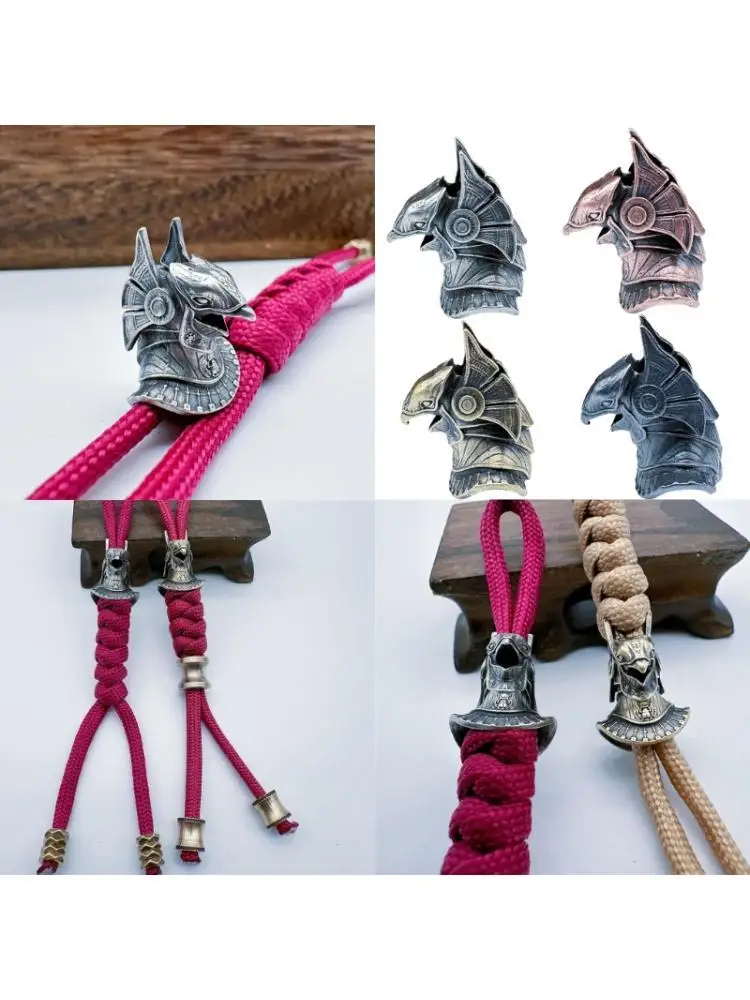 

652F Древняя египетская тема, медный паракорд, украшение, ремешок, подвеска для рюкзаков, выживания, исторических исследований