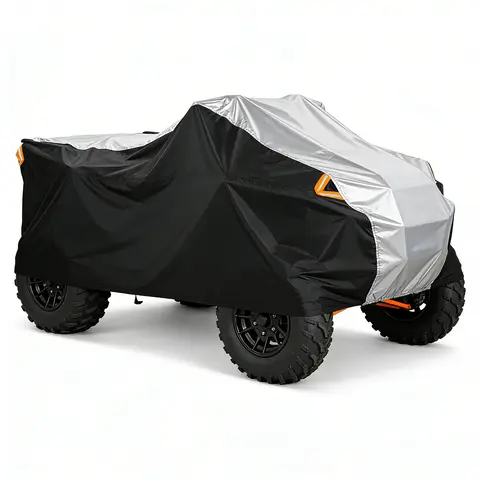 Universal Quad Bike ATV Cover 190T Waterproof Dust UV Protector for Motorcycle Scooter Kart Motorbike for Polaris Honda Yamaha