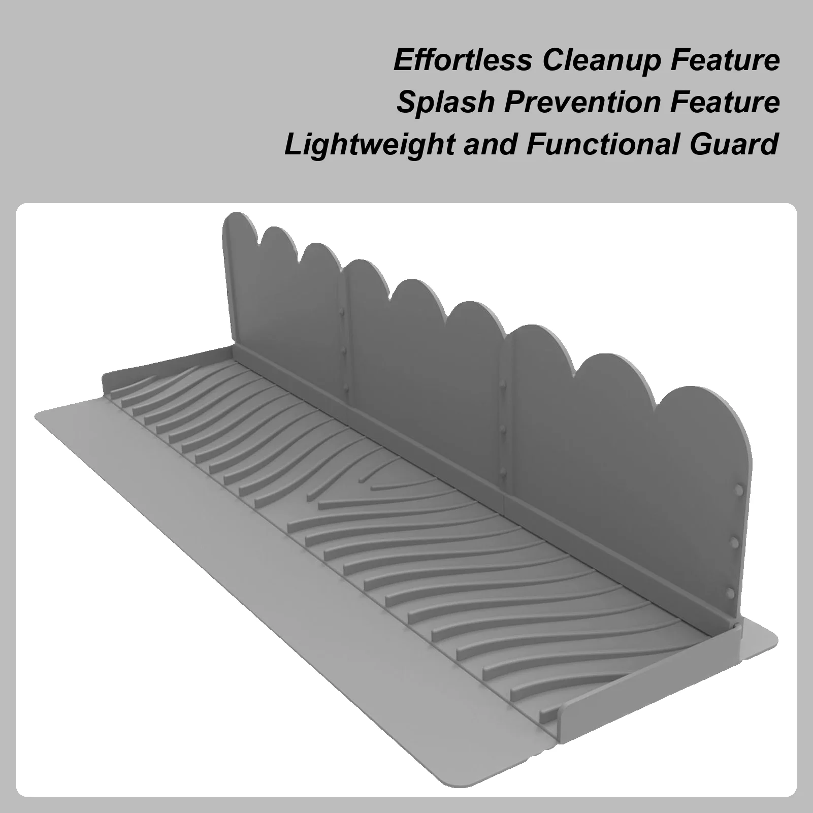 

Splash Guard For Sink Silicone Suction Cup Sink Splash Guard Behind Faucet For Home Hotel Restaurant Apartment Businesses Rental