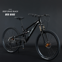 27.5inch Aluminum Alloy Aoft Tail Variable Speed Mountain Bicycle With Dual Shock Absorption Hydraulic off-road Single Disc Bike