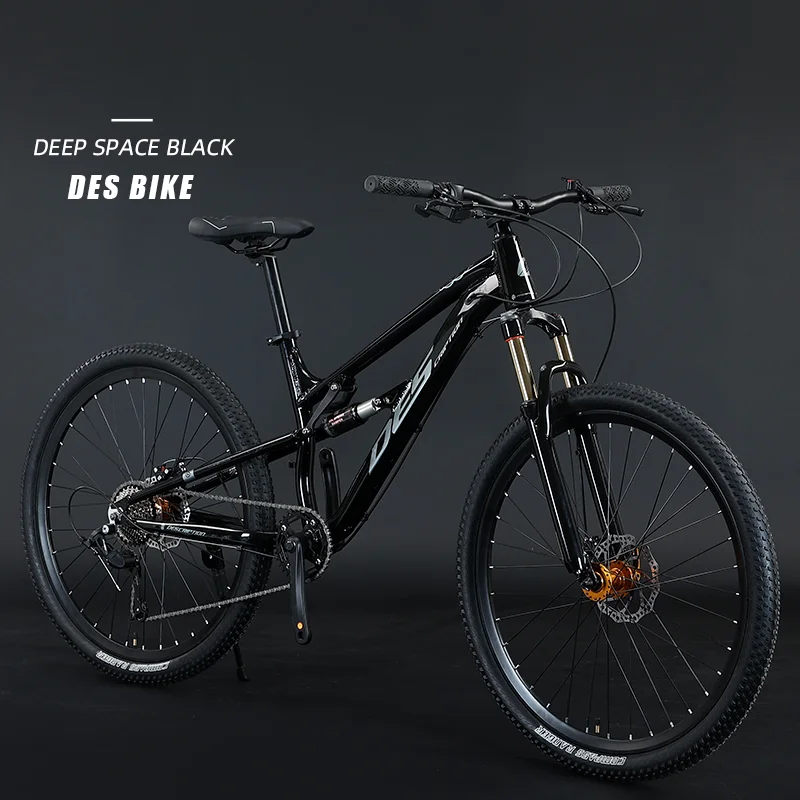 27.5inch Aluminum Alloy Aoft Tail Variable Speed Mountain Bicycle With Dual Shock Absorption Hydraulic off-road Single Disc Bike