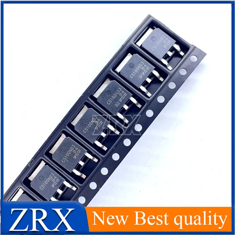 10Pcs/Lot New CS100N03 100N03 MOS tube 30V100A lithium battery protection board TO-252