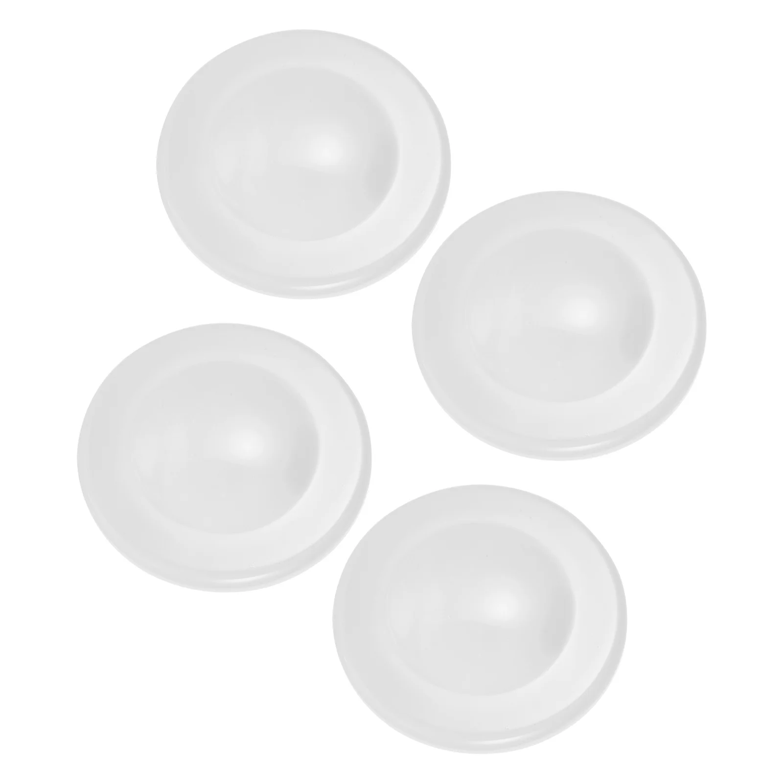 

4pcs Wall Hole Cover Decorative Pipe Covers For Bathroom Home Pipeline Accessory Reserved Hole Cover Wall Caps White