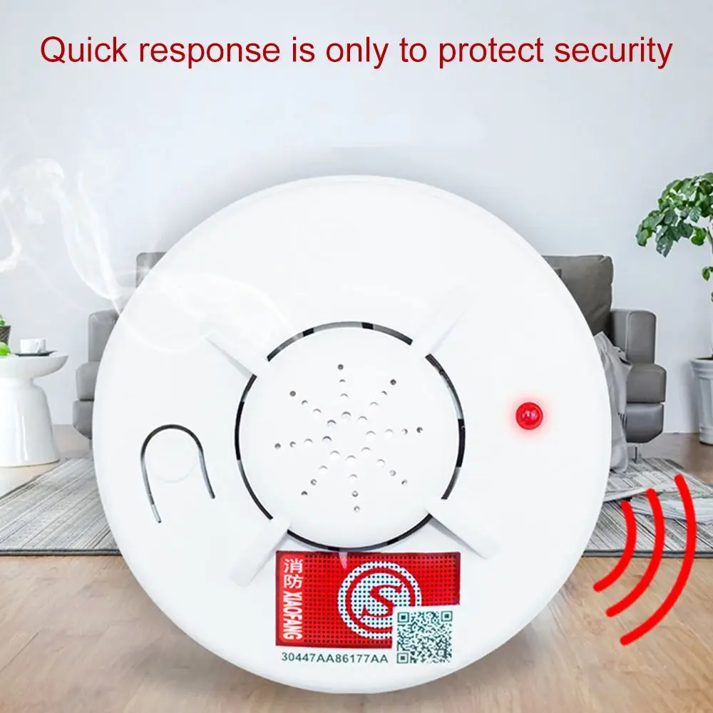 

Durable Home Security Fashion Fire Smokes Smoke Detectors Warning Alarm Tester Poison Gas Sensor Smoke Detector