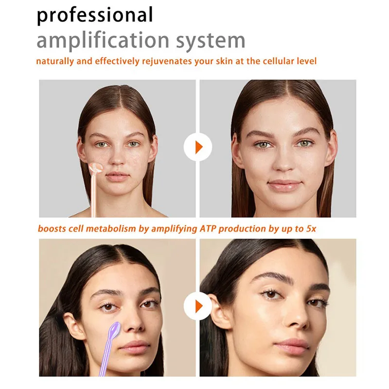 High Frequency Skin Therapy Wand Machine Acne Skin Rejuvenation Tightening Spot Wrinkle Reducing Tool Beauty Facial Care SLY005