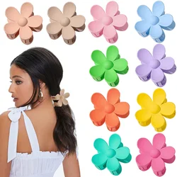 Grande Flor Garra Clipes Para As Mulheres Cabelo Grosso Meninas Dasiy Forte Segure Matte Cabelo Grampos Headwear Barreta Acessórios para o Cabelo