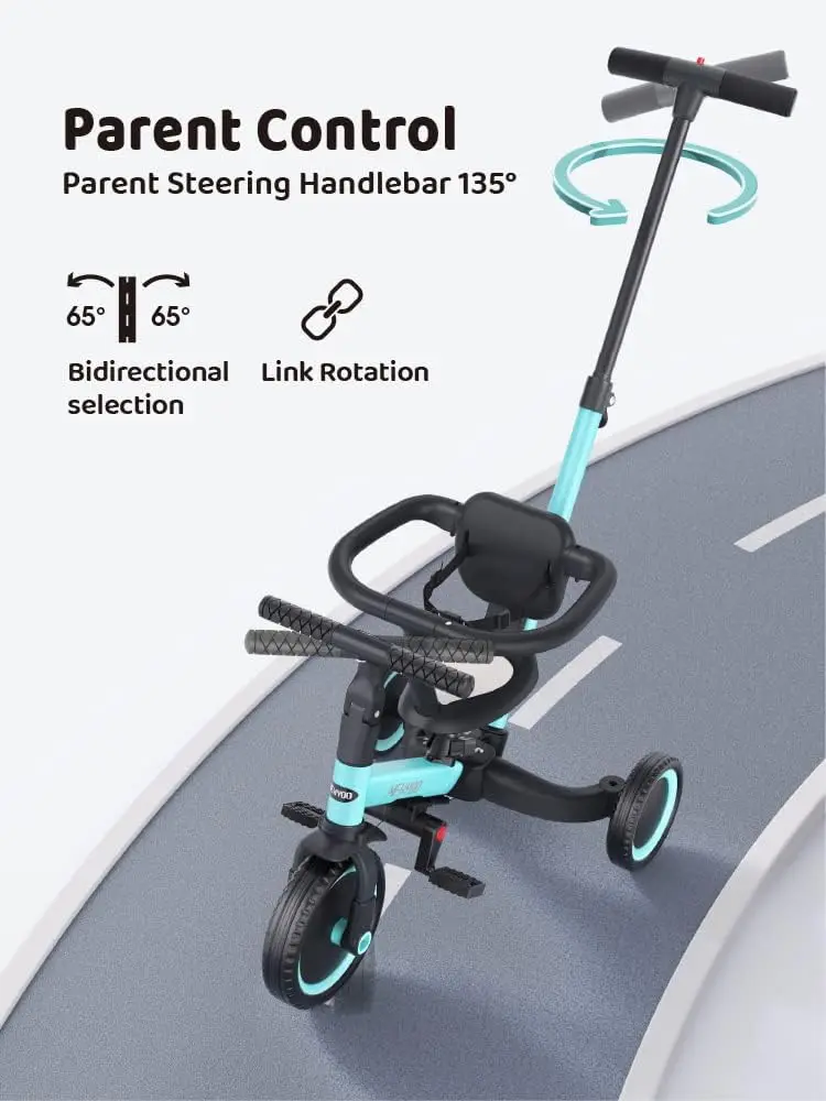 Peuter Driewielers Voor 1-3 Jaar, Peuter Fiets, Baby Balans Fiets, Kerst En Verjaardag Cadeau Voor Jongen En Meisje, Trike Met P