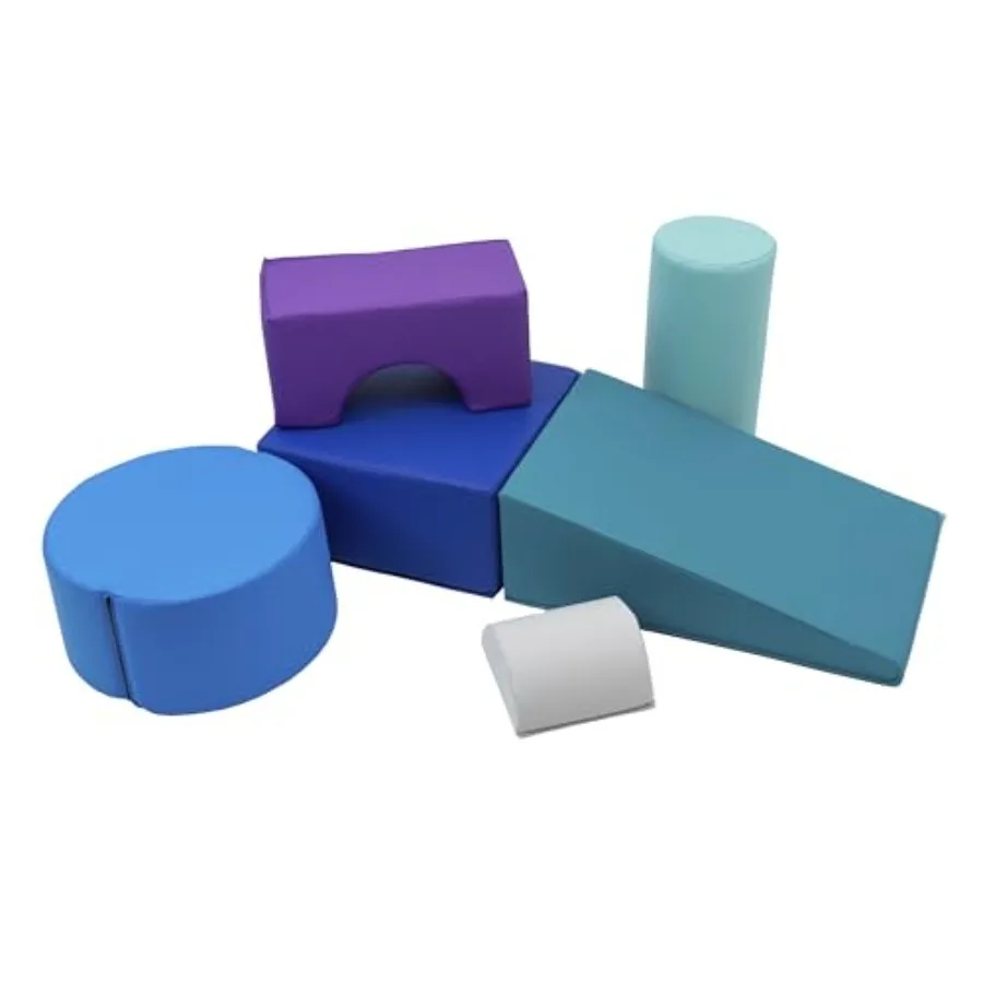 

Многофункциональный игровой комплекс SoftScape Playtime and Climb для младенцев и малышей 10 месяцев - 2 лет; Игровой комплекс для лазания и конструирования, развивающий крупномоторики