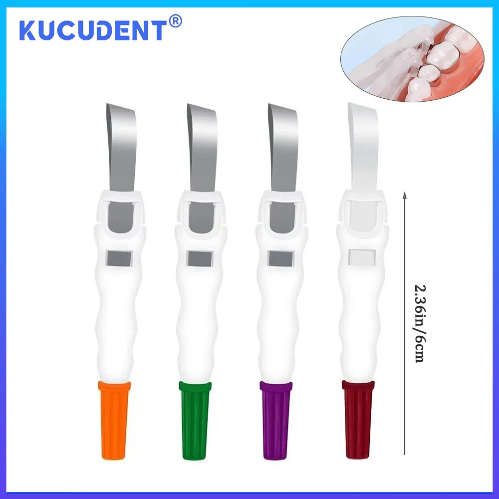 KUCUDENT Dental Pro Matrix Bands Pre Formed Sectional Contoured System Clamp Matrice Band Holder 180° Adjustable Dentistry Tool