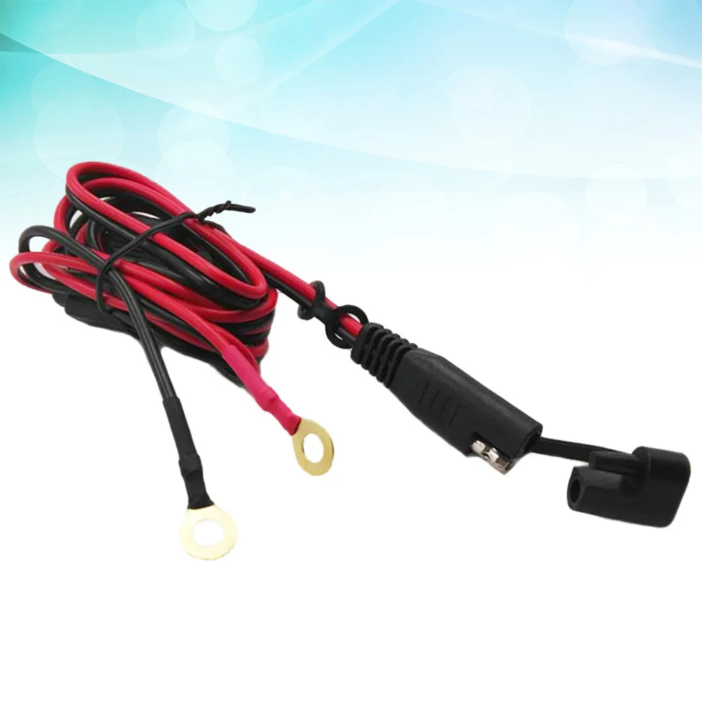 

Sae to Round Terminal Motorcycle Charging Cable Heavy Duty Dirt Water Uv Impact Resistant Auto Reset Fuse for Solar Panel