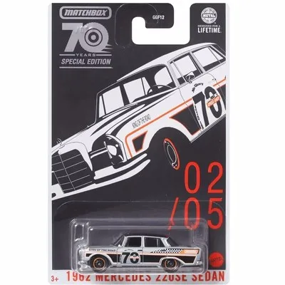 MATCHBOX GGF12 70th Anniversary Edizione Speciale Bugatti Benz 1/64 Metallo Pressofuso Modello COLETRI AUTO Veicoli Giocattolo