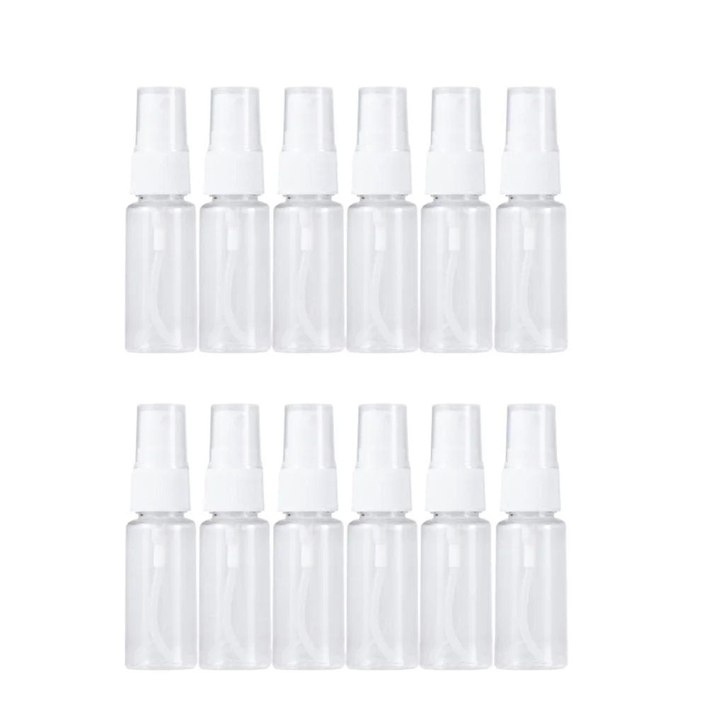 

12 Pcs for Traveling Oil Spray Bottle Sprayer Perfume Atomizer Bottles Empty Portable Alcohol Makeup Refillable Fritzer with