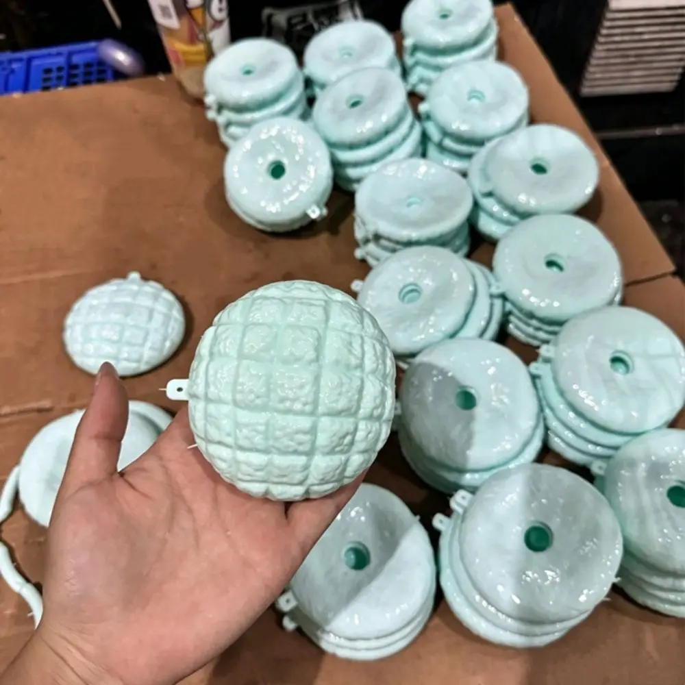 Pineapple Bun DIY Empty Ball Skin Slow Rebound Fillable DIY Pressure Ball Kit With Lid Soft TPR Handmade Ball Skin