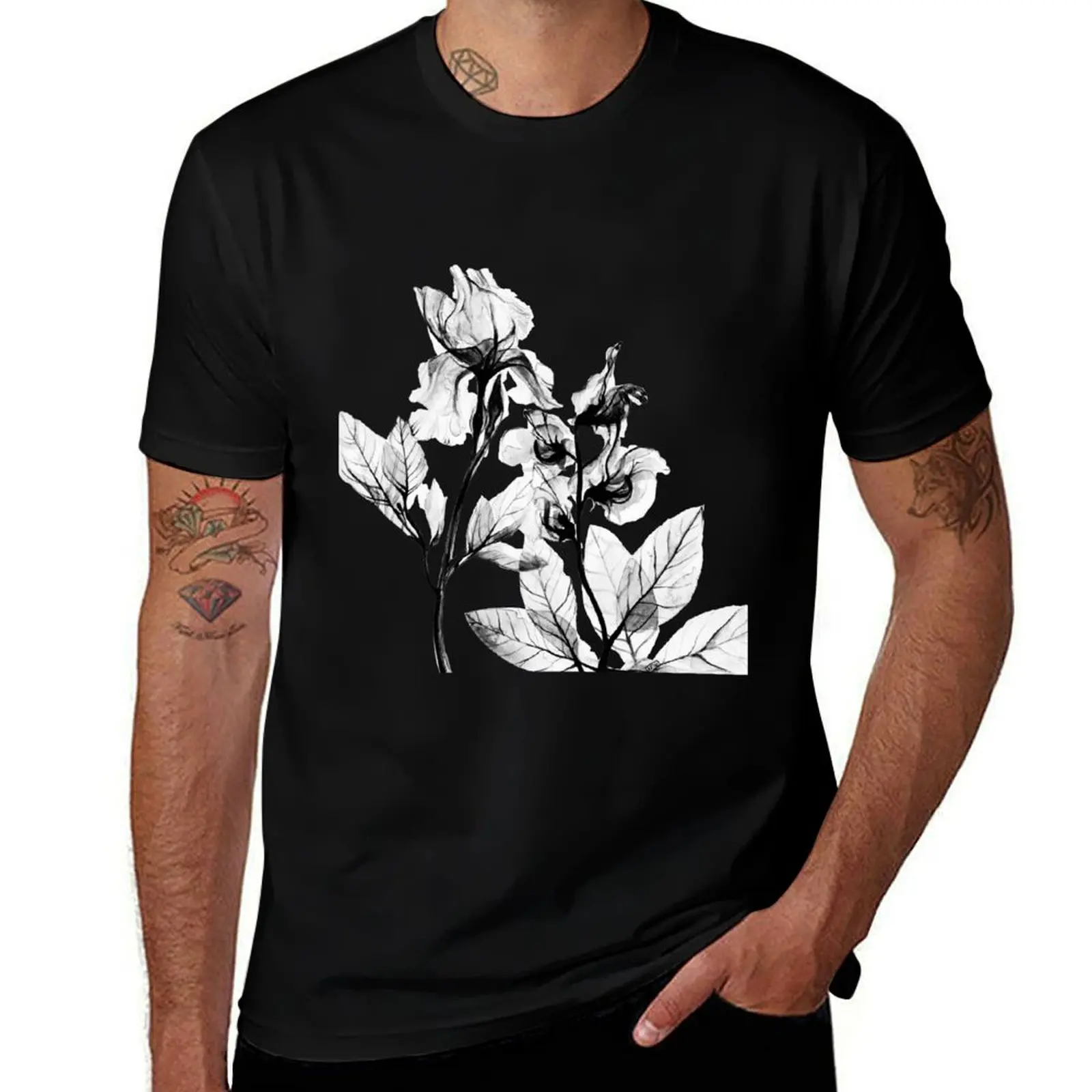 

X-Ray Flowers T-Shirt t shirts for man graphic cars man t shirt luxury