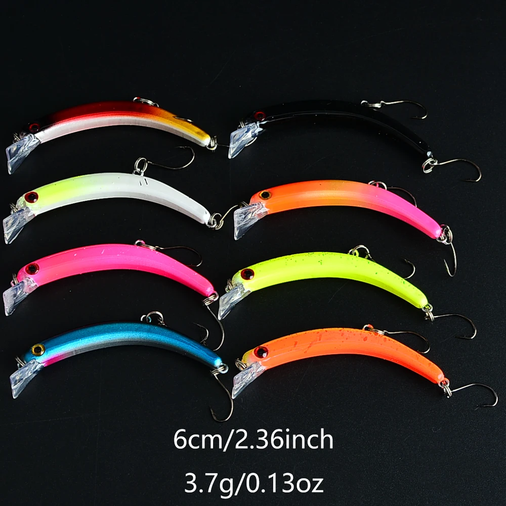 Crankbait Minnow hundimiento – Señuelo artificial duro con ojos 3D