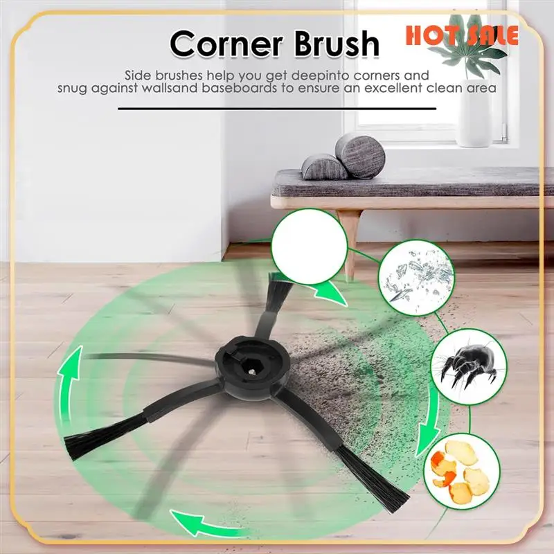 

ABFA Side Brush For Roborock S8 Maxv Ultra S8 Max Ultra Q Revo S7 Series S7+ S7 MAXV Ultra S8 Pro Ultra S8 S8+ Q7 Max+ Parts