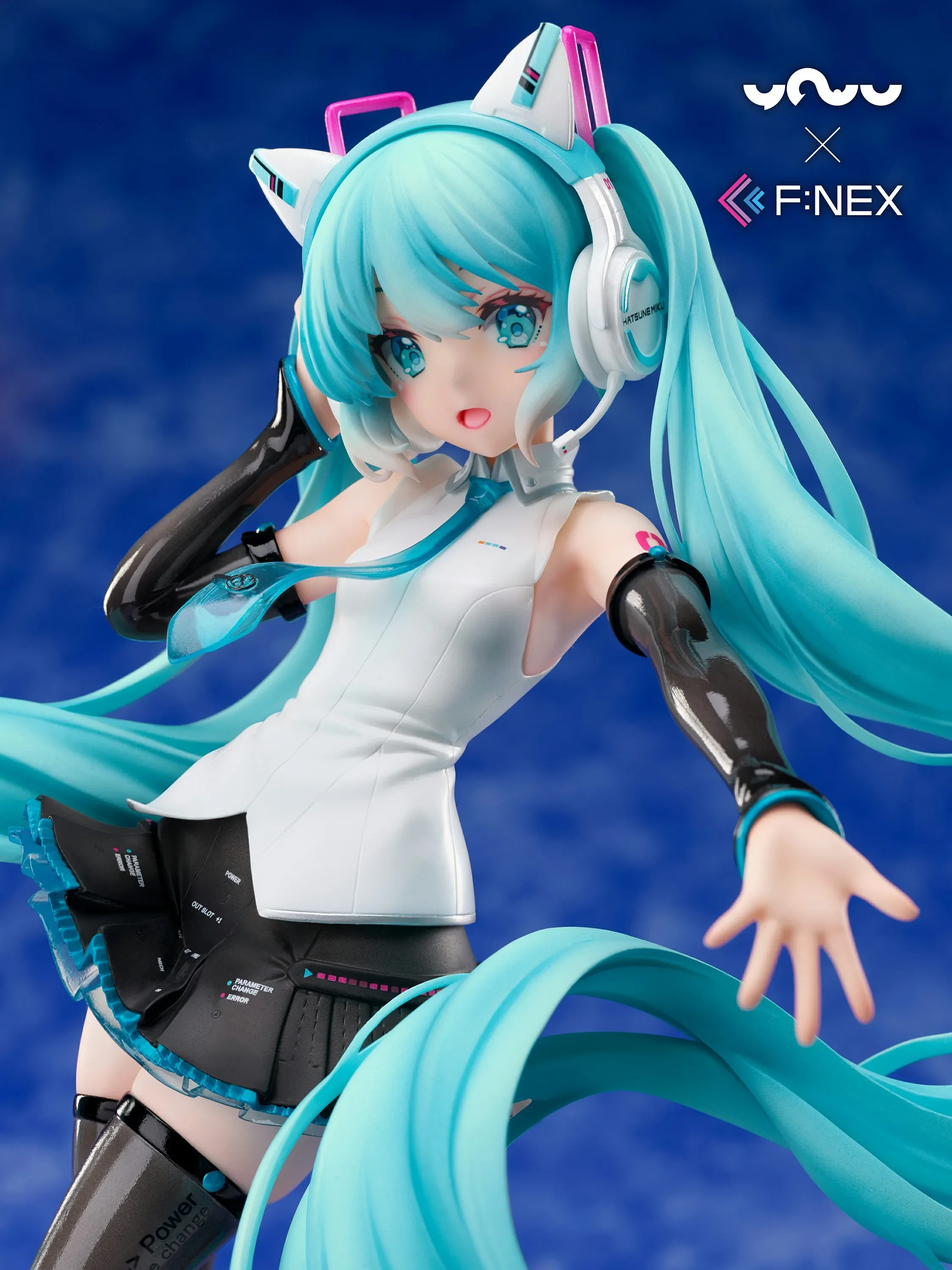 Anime Figure Hatsune Miku Cat ear headphones Anime  miku Garage Kit