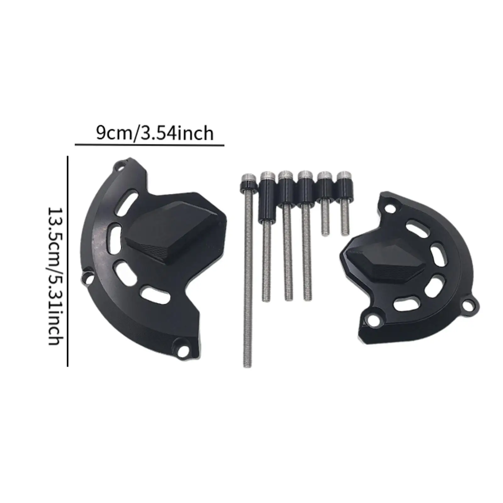 محرك حالة غطاء القابض سبائك الألومنيوم دراجة نارية الجزء الثابت الحرس تحطم وسادة واقية لياماها PG-1 2024 #6