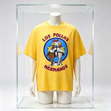 2026 New Fashion Men's Comfort Leisure Skin-friendly Pollos Hermanos T-shirt  Printed Yellow Funny Tshirt Male TShirts