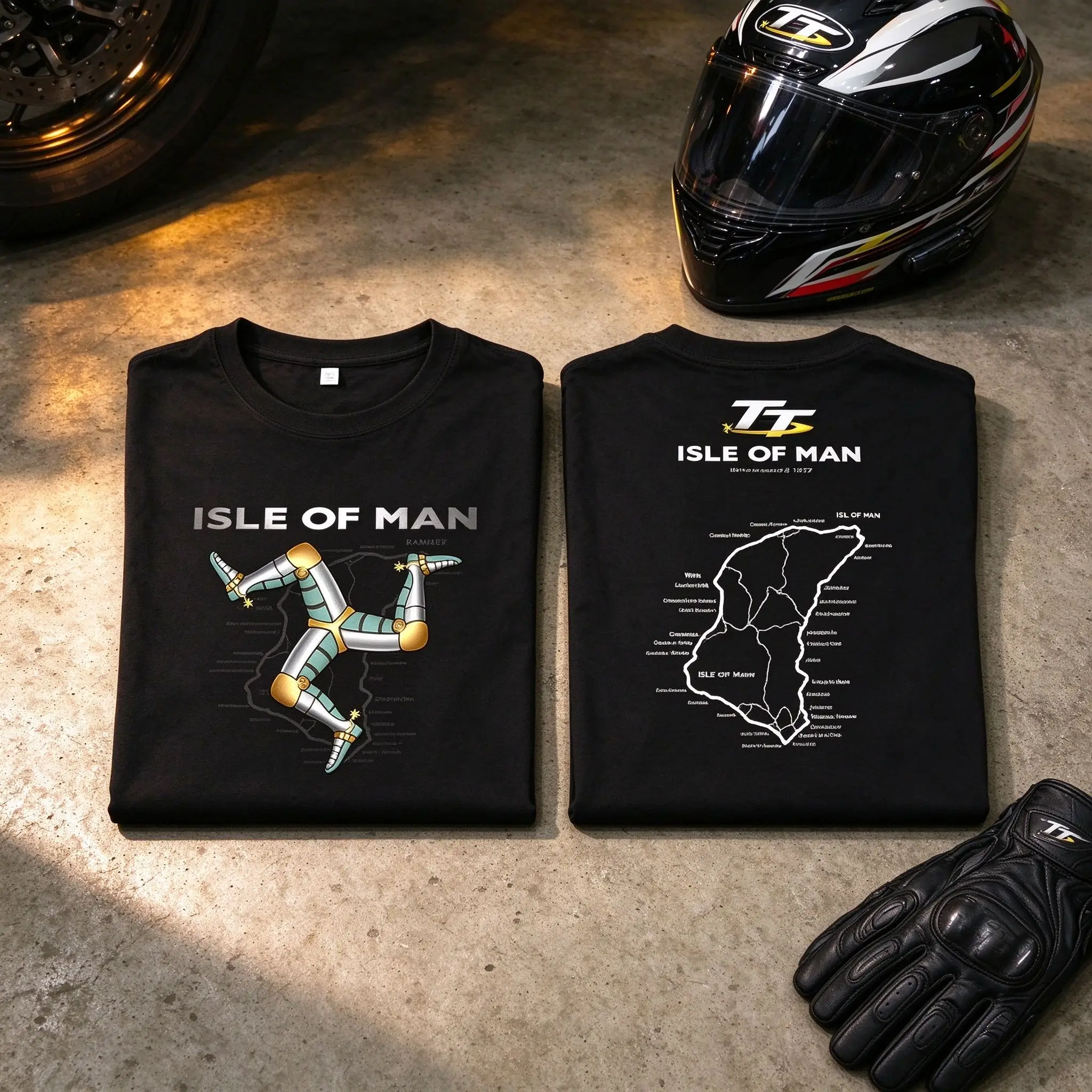 2026 Isle of Man TT Men T-Shirt Around The Island Motorcycle Motorcycle Racing Tourist Trophy Manx Men's Clothing Summer T Shirt
