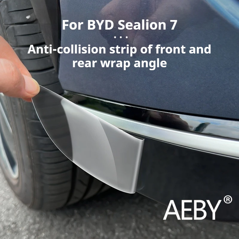 

AEBY For BYD Sealion 7 2024 Car Bumper Protector Custom Fit Front Rear Anti Scratch Strip, Anti-Collision Car Body Accessories