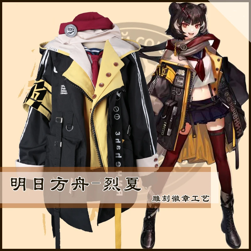 COS-KiKi Game Arknights Ursus Leto Battle Suit Cosplay Costume Lovely Uniform Halloween Carnival Party Role Play Outfit Women