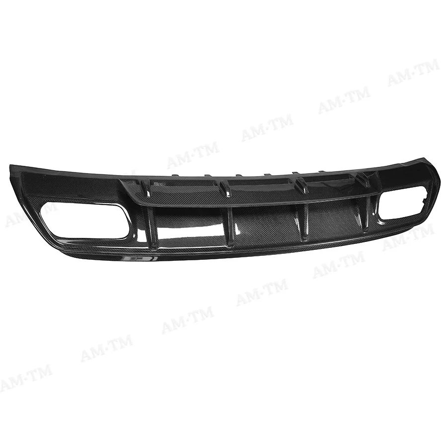 Picture 6: For Benz A Class AMG W176 A260 A200 A45 Carbon Fiber Car Rear Bumper Back lip Diffuser Rear Side Splitters Spoiler Lip
