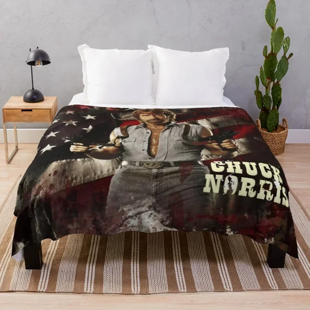

Chuck Norris Throw Blanket Stylish Warm Blanket for Living Room Bedroom