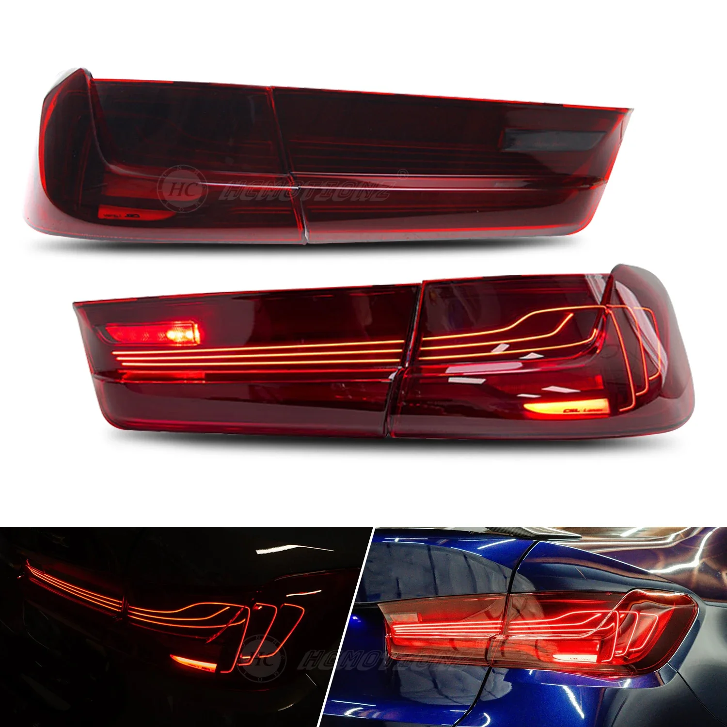 

HCMOTIONZ CLS Design Rear Lamps Assembly M340i 330e 330i M 325Li G28 G80 3 Series LED Taillights for BMW g20 M3