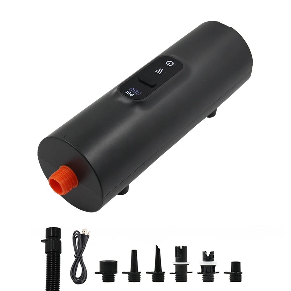 10PSI Electric SUP Air Pump Inflator Deflator with Digital Display for Paddle Board Inflatable Boat Kayak Tent 12V DC Car
