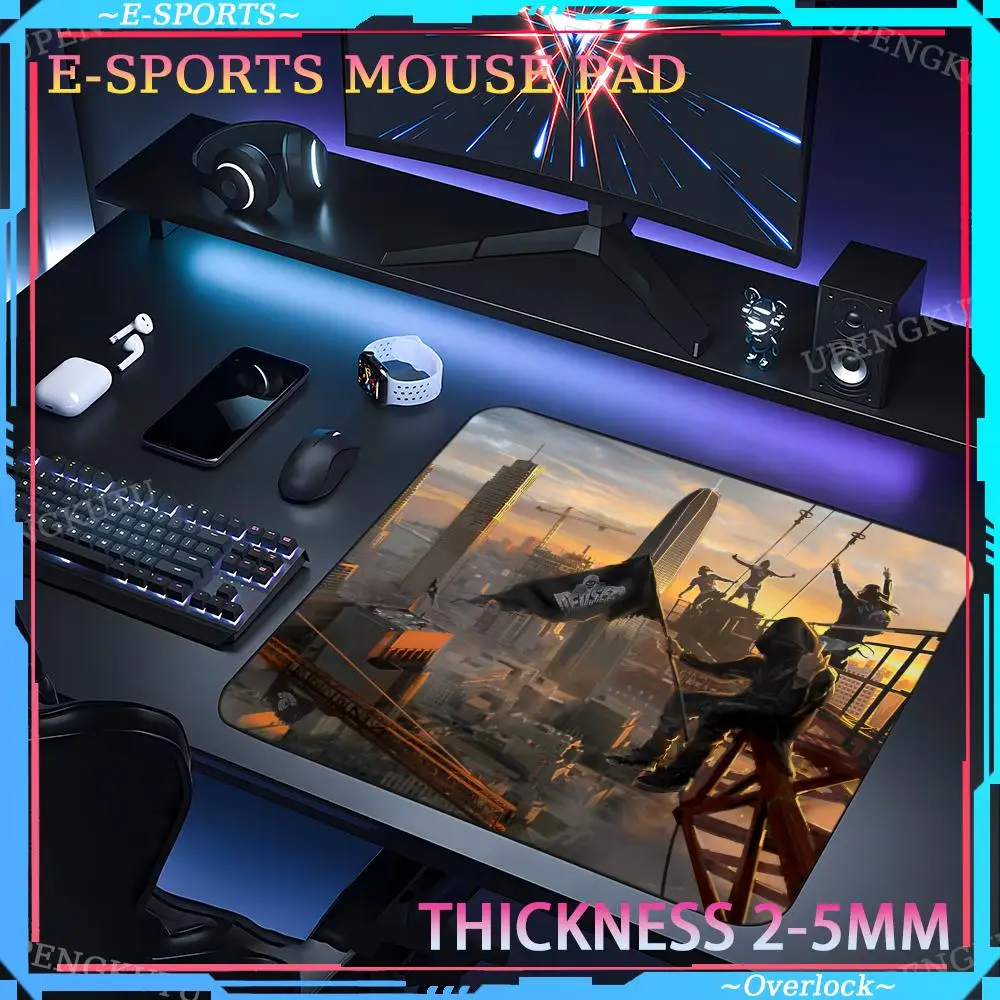 Mouse Ergonomic mouse pad Locked edge rubber mouse pads small mouse Anime Computer W_watch_Dogs_2 pads Gamer keyboard pad