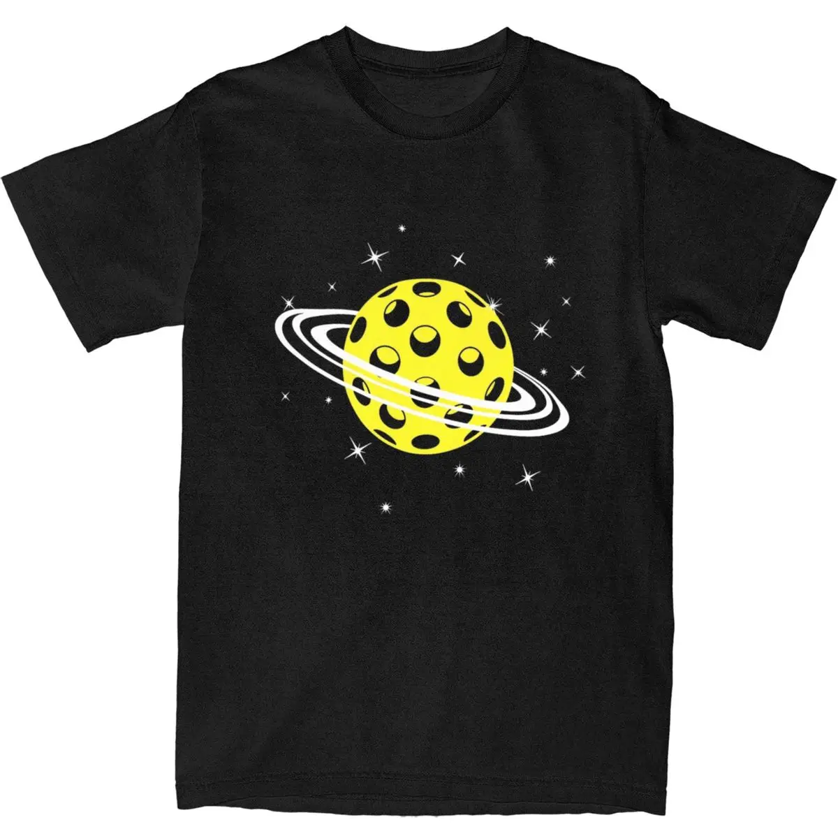 Pickleball Planet Accessories Shirt for Men Women Paddle Sport Lover Player Funny Cotton Printed Clothes