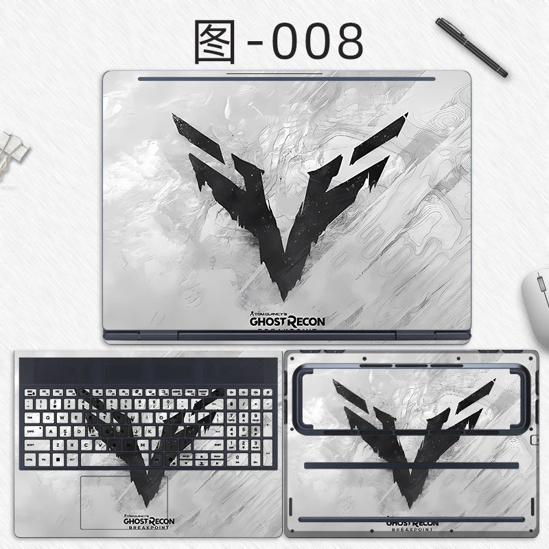 

Защитная пленка для корпуса Alienware X15 / X14 R2 R1, наклейка для ноутбука M15 R7 R6 R4, виниловая защитная пленка для компьютера M15 Ryzen Edition R5