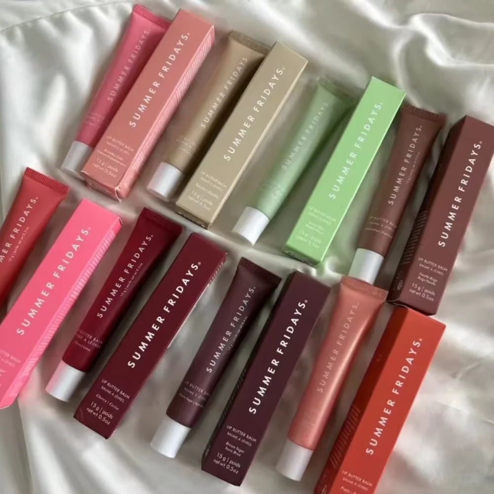 Fridays estivi Tubo morbido Specchio Lucidalabbra Olio per labbra Idratante Lucidalabbra trasparente Cura delle labbra originale Colorato Trucco quotidiano per le donne