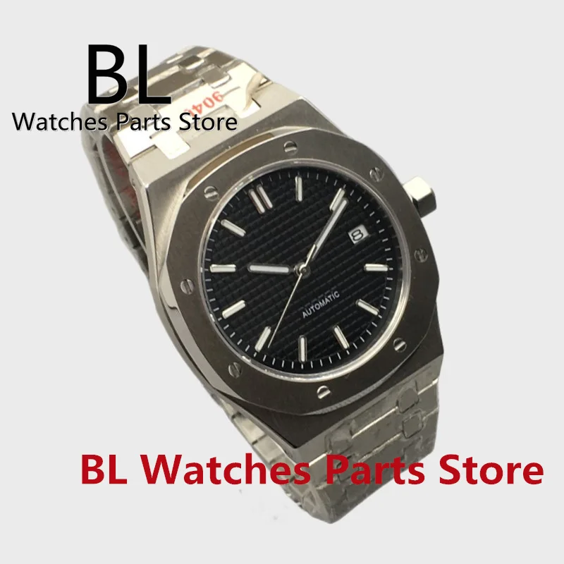 BL 41mm Men\'s Watch Stainless Steel Case Sapphire Glass Luminous NH35 NH36 PT5000 Automatic Watches For Men Waterproof