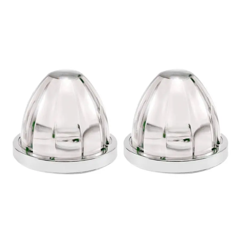 

Watermelon Lights 2PCS LED Side Marker Indicator Turn Signal Brake Lamp Under Glow Wheel Lights For Semi Truck Trailer White