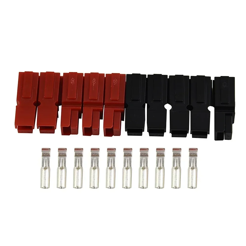 Interchangeable Red and Black For Anderson Plug Marine Power Connectors 1545 Amp 600V 5 Pairs Convenient Design